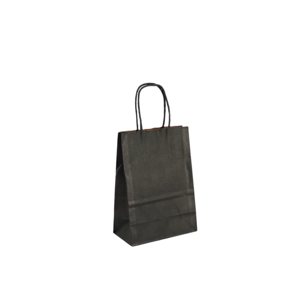 Paper Bag Black XXSmall (15x11x6)